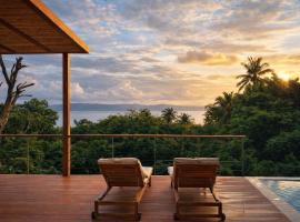 Tropical cottage sea view - private pool, hotel din Ban Nua