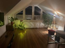 Apartment with garage and garden，位于Kobeřice的酒店