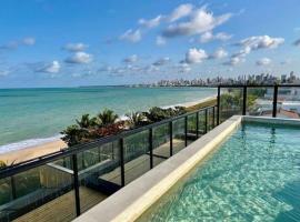Restinga by Xtay - Studios p&eacute; na areia, com piscina na cobertura e com&eacute;rcios ao redor, acomoda&ccedil;&atilde;o com cozinha em Jo&atilde;o Pessoa