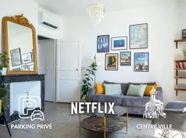 Centre - Parking - 5 min Place Comédie - Tram