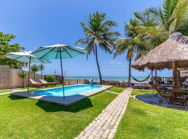 Paraíso de Tabuba - casa de aluguel por temporada - 32km de Maceió-AL - Pé na areia - 24h de Frente para o mar，位于拉巴拉德纳圣安东尼奥的酒店