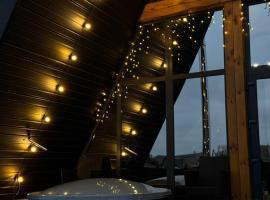 Баня, Чан, комплекс, relax A-frame, Hotel in Lozychno