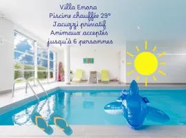 Villa Enora Bretagne Piscine Intérieure Partagée Jacuzzi privatif 100m Plage