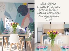 Villa Azénor Bretagne Piscine Intérieure Partagée toute l'année 100m plage, hotel di Sibiril
