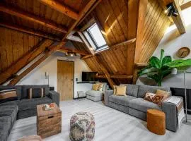Beautiful group loft with sauna near the beach