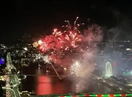 Brisbane CBD/Firework/River view