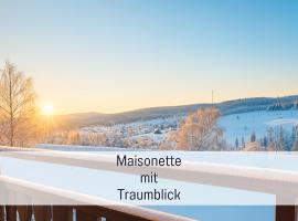 SONNENSEITE Schonach - Für Paare und Ruhesuchende - Private Infrarotsauna - 2 SZ - Küche mit Spülmaschine und Mikrowelle - 300 m zum Waldrand - Parkplatz direkt am Haus，位于绍纳赫的酒店