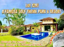 Melaka AFamosa Resort D'amour Comfortable and Healing With Theater Projector Private Villa With Garden View Swimming Pool Seasonal Christmas Theme