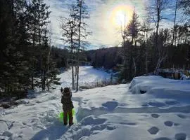 Chalet COEUR de loup avec spa
