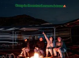 Camp in the natural reserve & tours