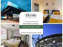 FREE parking, LARGE House for Contractors & Families, Sleeps 5, 5 mins to Etihad Stadium