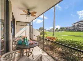 Walkout condo with beach access, pool and pickleball
