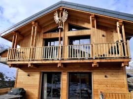 Chalet d'exception au Corbier pour 14 pers., WiFi, Parking - FR-1-267-317, hotel i Le Corbier