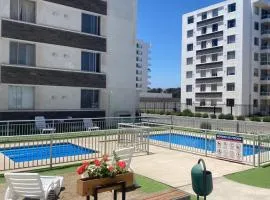 Departamento en La Serena a pasos del Faro y la playa, cercano a supermercados, con excelente ubicación y completamente equipado