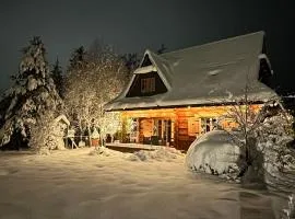 Sękata Chata - drewniany domek z jacuzzi