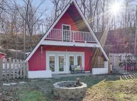 Steps to Shared Dock Lake of the Ozarks A-Frame!