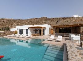 Private Villa Houlakia Mikonos, hotel i Agios Stefanos