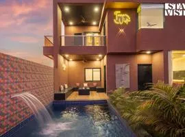 StayVista at Terra Vista with Pool, Lawn, BBQ