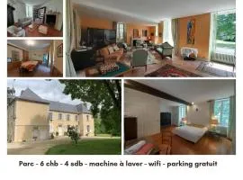 Demeure de caractère et son parc 12pers