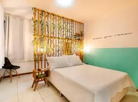 Kit net rústica na 214 com ar condicionado