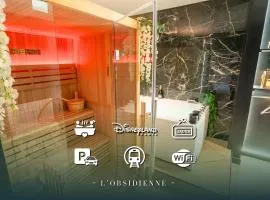 L'Obsidienne - Sauna & Spa Suite - Parking, Train Station