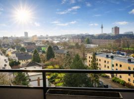 FeWo Möwennest in Bremerhaven Monteure Skyline Ausblick, Hotel in Bremerhaven