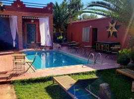 Sfiani में, होटल Ferme des Oliviers - Villa de Charme avec Vue Nature