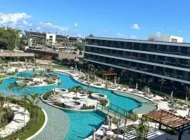 Flat de luxo em Muro Alto a 200 metros do mar