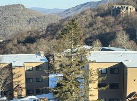 Ski-In Ski-Out Sugar Mountain Getaway with Views and Heated Pool, Hot Tub, Sauna, Gym, and EV: Sugar Mountain şehrinde bir otel