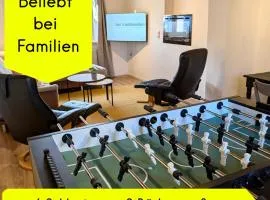 Das Waldhäuschen - bis 10 Personen, 4 Schlafzimmer, 2 Bäder, Tischkicker, kostenlose Parkplätze, WLAN, Smart-TVs