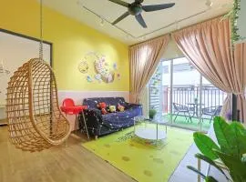 SpongeBob Fun Family Homestay In Brinchang Cameron Highland Clover Home 7-02