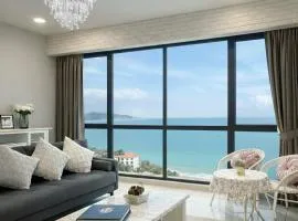 Romatic Seaview 2BR suites with Pool Sauna & Bathtub Near Gurney George Town JAZZ SUITE