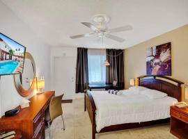 Waves Beach Town Cozy Studio Apartment, hotel en Pompano Beach