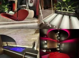 Spa privé XXL dans cave Voûtée - Suite Luxe Romantique