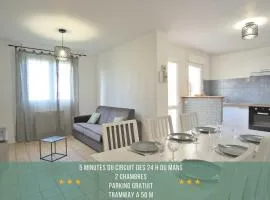 Le Georges Durand - Parking - 5 min du Circuit 24H - Wifi - 2 chambres