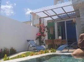 Casa de Praia com piscina e churrasqueira em Carapibus