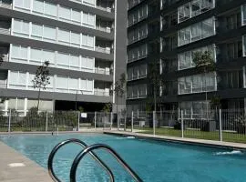 Dep con piscina - aire acondicionado-parking -wifi -3 habitaciones-1 baño