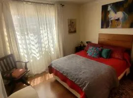 Viña acogedor lugar a pasos del reloj de flores