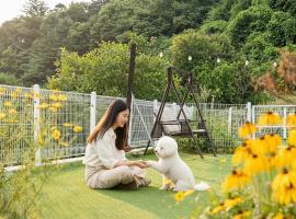Gapyeong Ddobagi Pet & Spa Glamping, viešbutis mieste Gapjongas