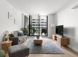 Free parking - trackside apartment with pool, gym, hotel a Melbourne