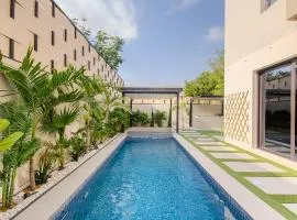 3BR Private Pool Villa in Sharjah - Bali Inspired - BBQ Pit - 3WC