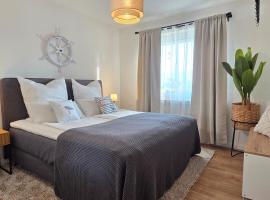 Seensucht - Maritimes Apartment mit Seeblick & Balkon, 500 m zum See، فندق في موهنيسي