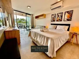 Studio Leblon - Vista Cristo, novo, piscina e gym