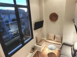 35m2, luminous loft close to the beach