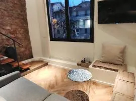 35m2, luminous loft close to the beach