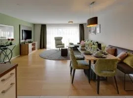 Modernes 95 qm Apartment nahe Rulantica Garten Parkplatz WLAN