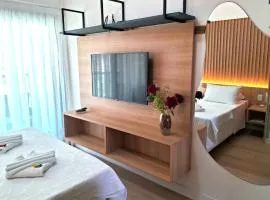 Araça flat 308 - Lateral Vista Jardim