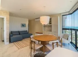 Aptos completos a poucos passos do mar em Perequê MTRs