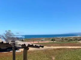 Cabaña frente al mar