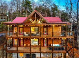 Sevierville में, होटल Brand New Cabin close to PForge and GBurg